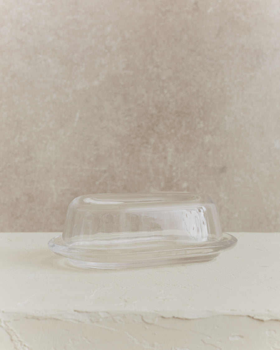 Larder Glass Butter Dish