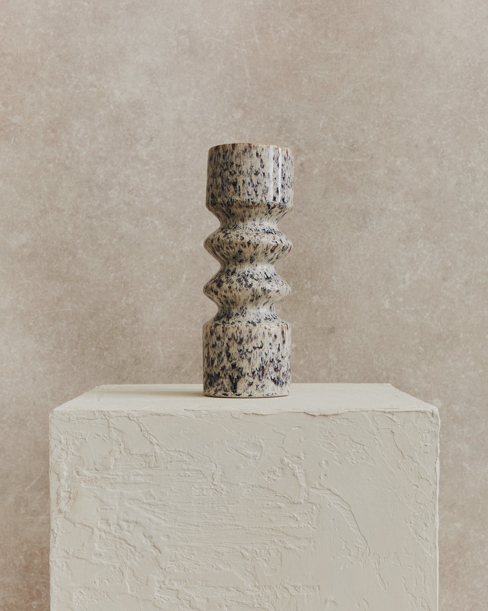 Blip Blue and Beige Vase | Large