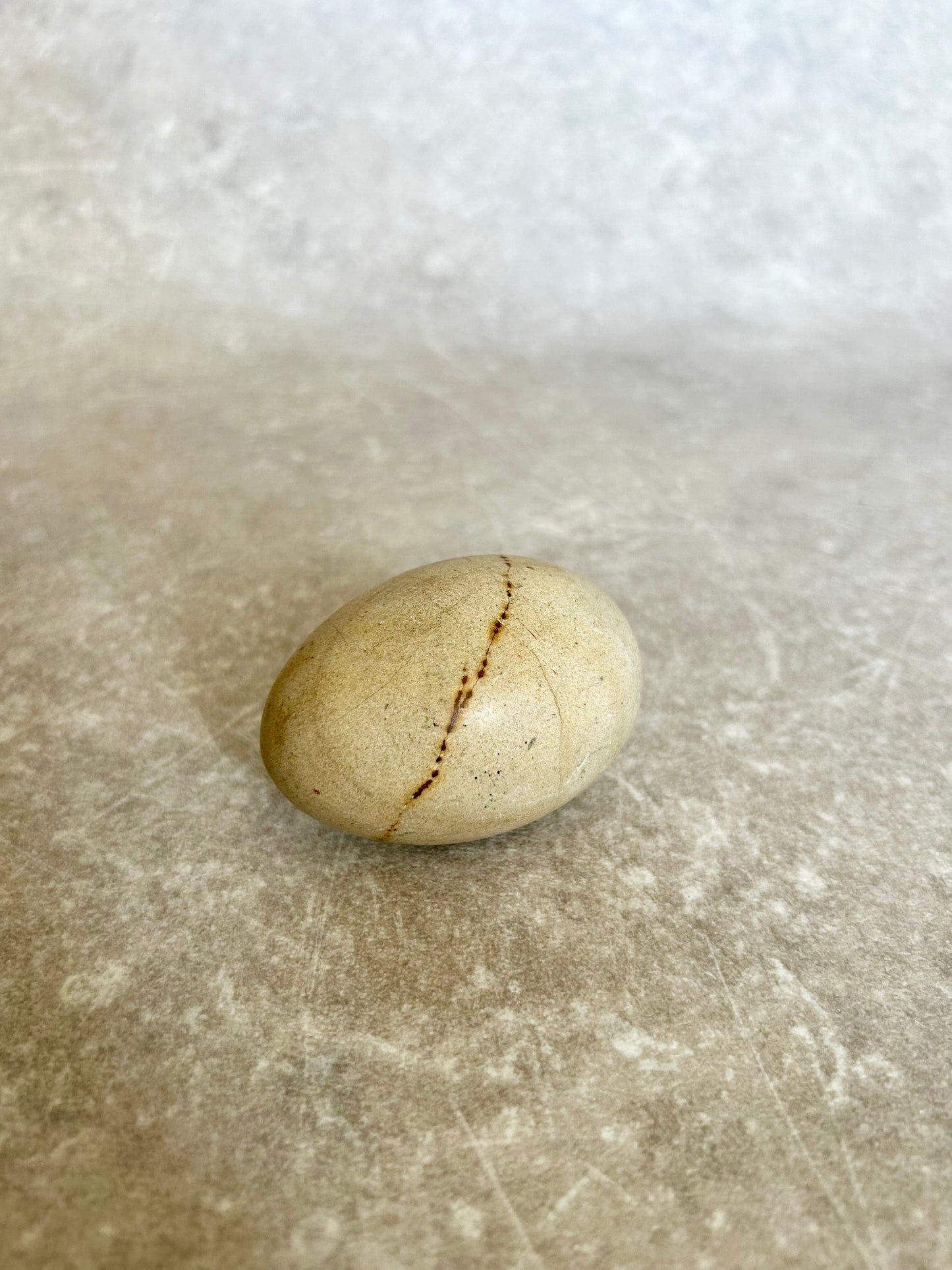Vintage Decorative Stone Egg No.1