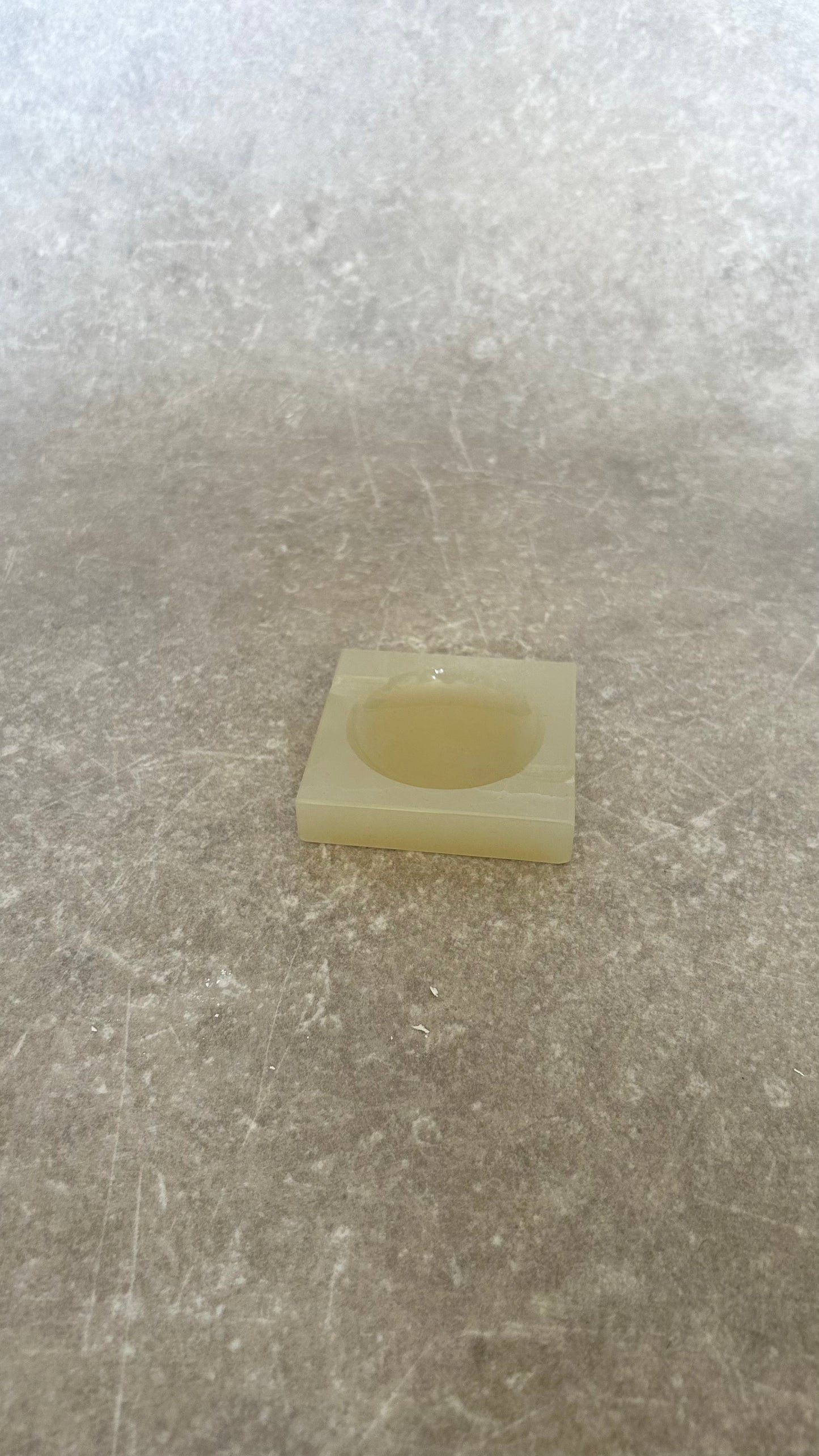 Vintage Cream Onyx Square Trinket Dish