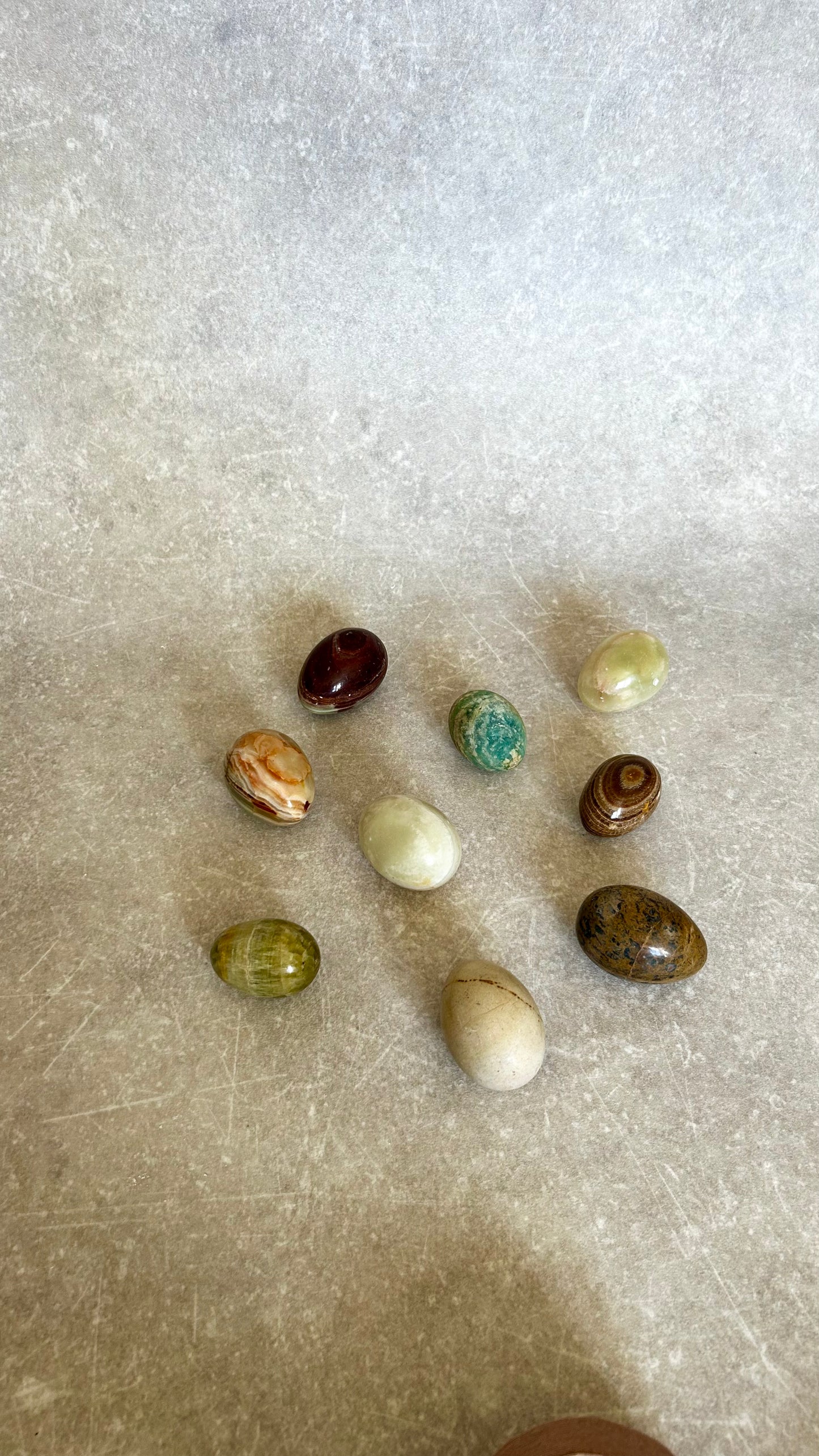 Vintage Decorative Stone Egg No.1