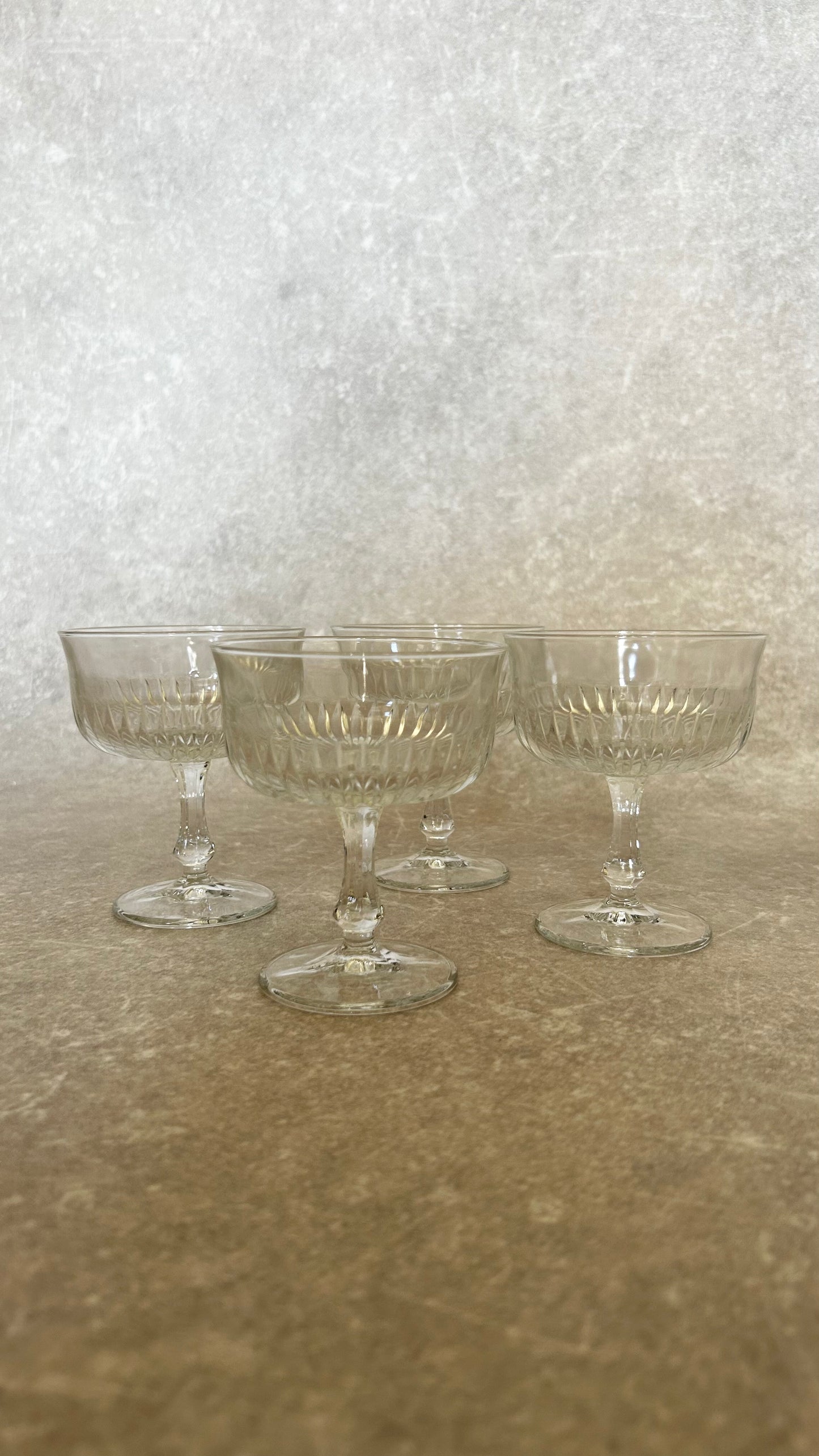 Vintage Cocktail Glasses | Set of 4