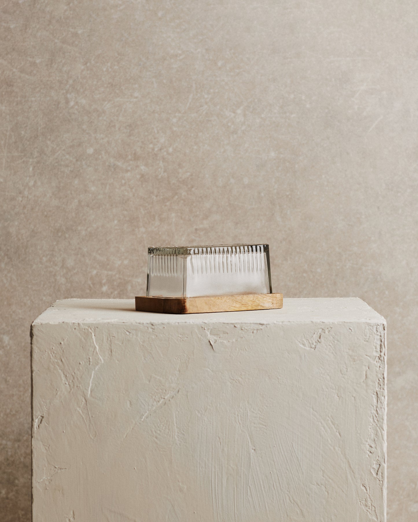 Pantry Mango Wood Butter Dish
