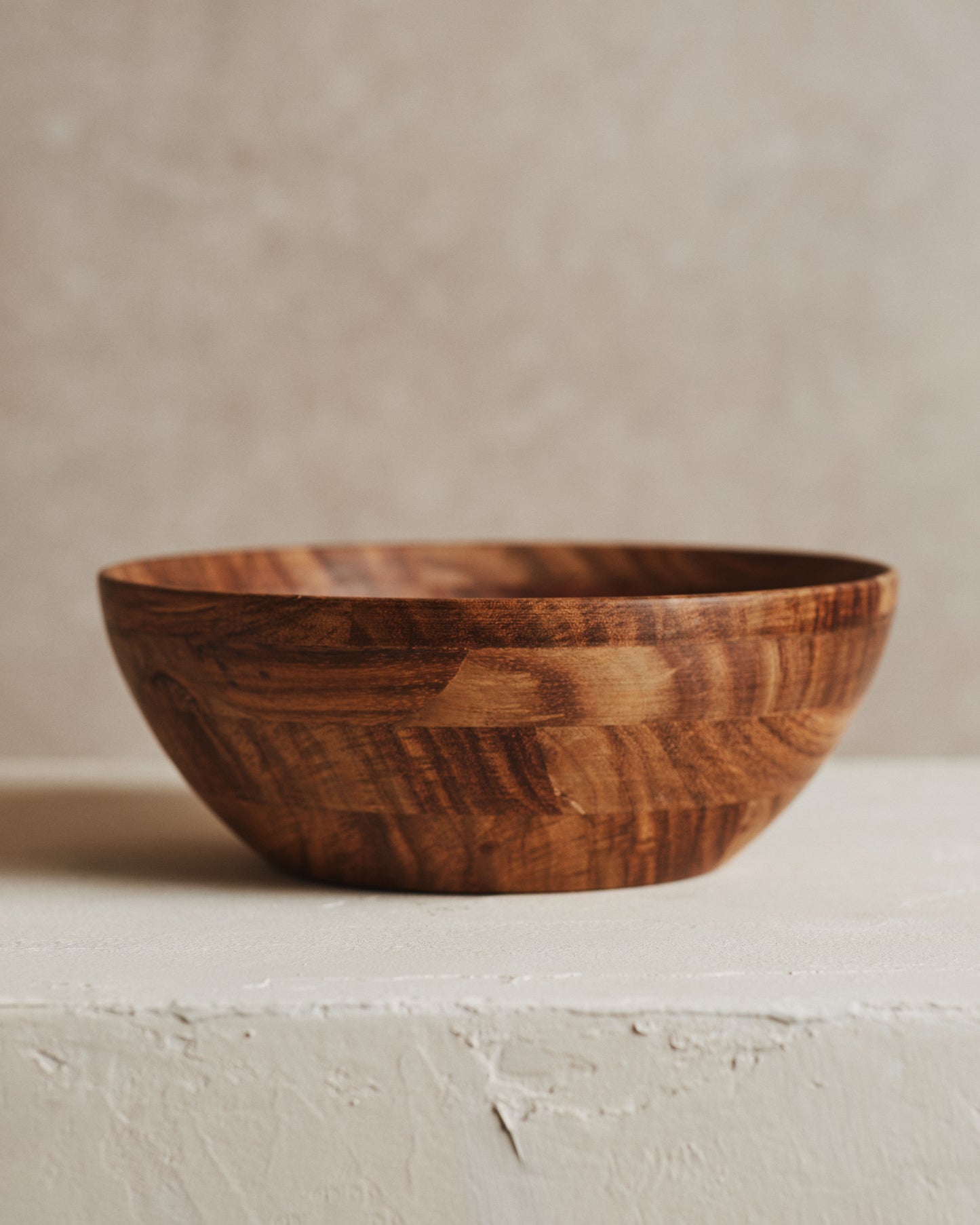 Cora Dark Wood Bowl | 20cm Dia