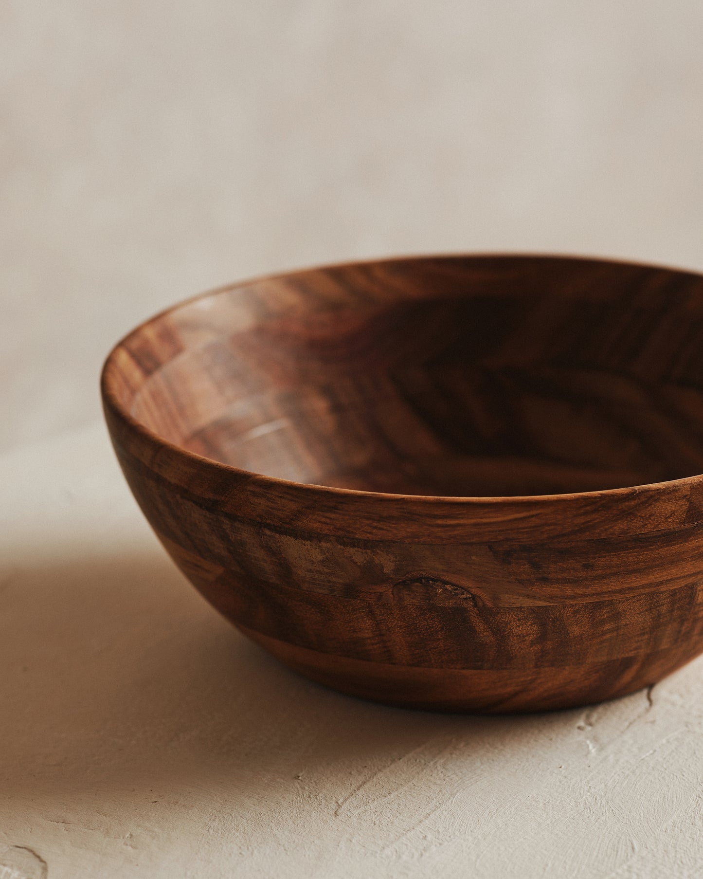 Cora Dark Wood Bowl | 20cm Dia