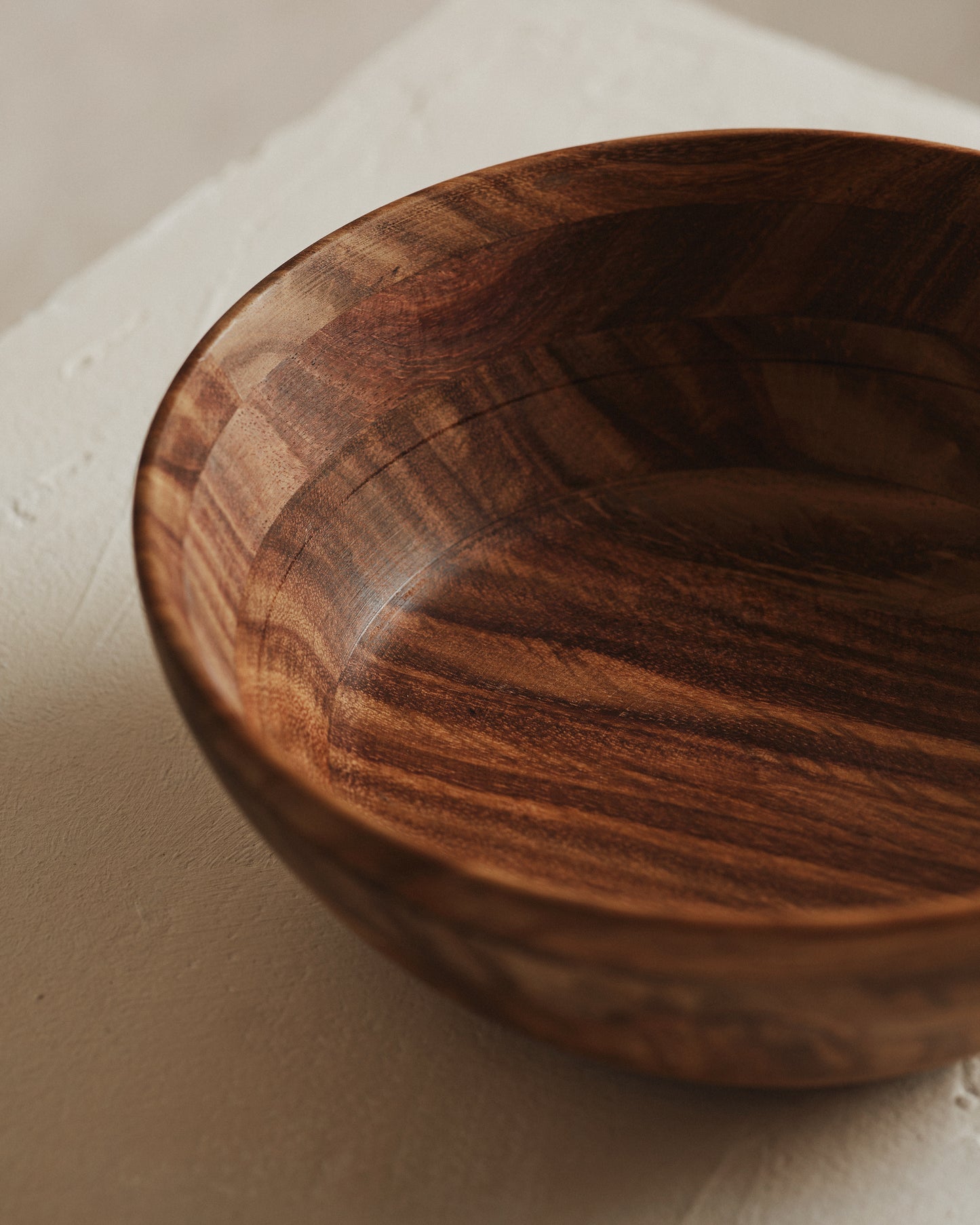 Cora Dark Wood Bowl | 20cm Dia