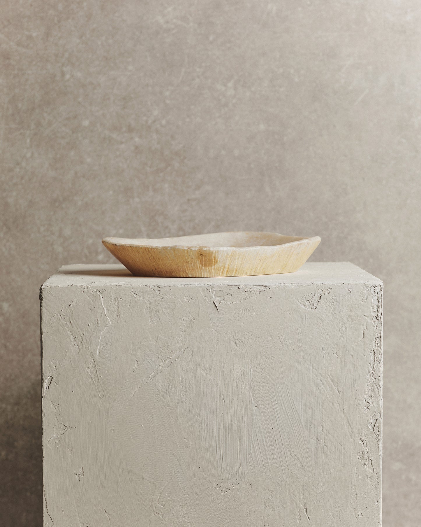 Minimal Alabaster Shaped Dish