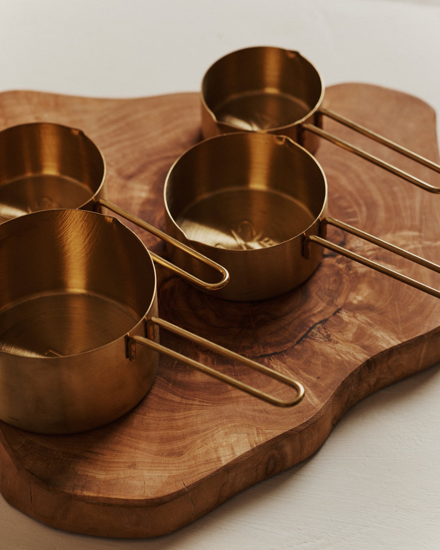 Scoop Gold Finish Measuring Cups