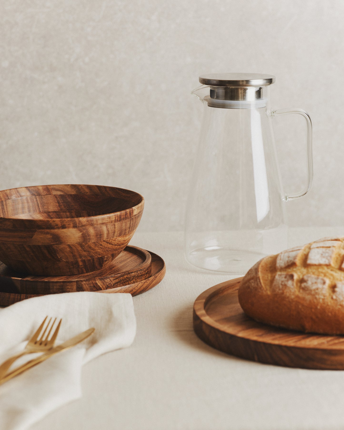 Washed Linen Table Cloth | Ecru