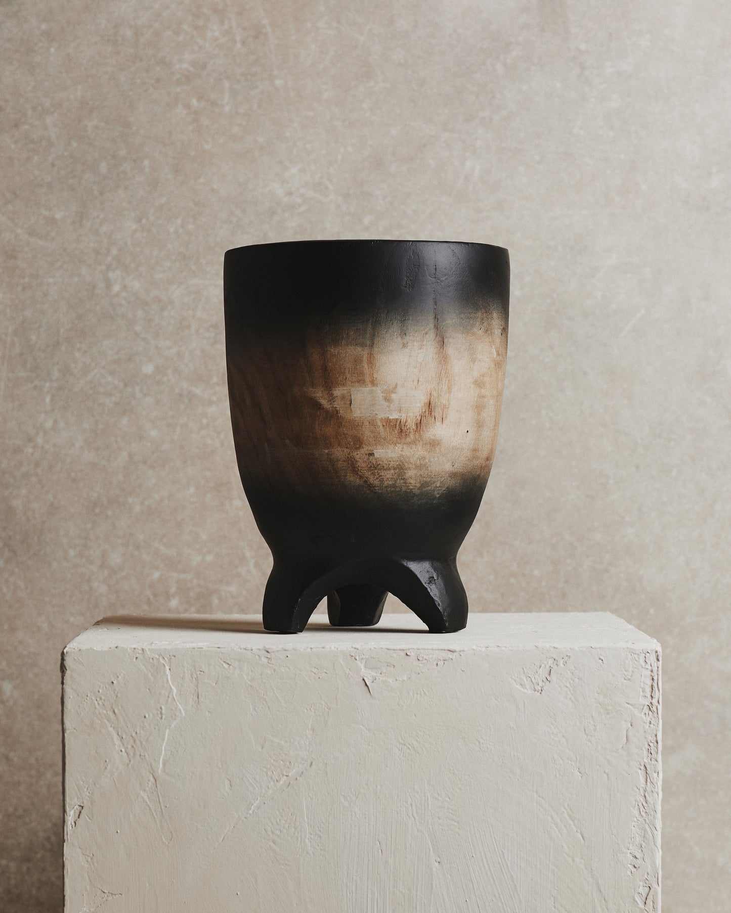 Ombre Small Wooden Planter