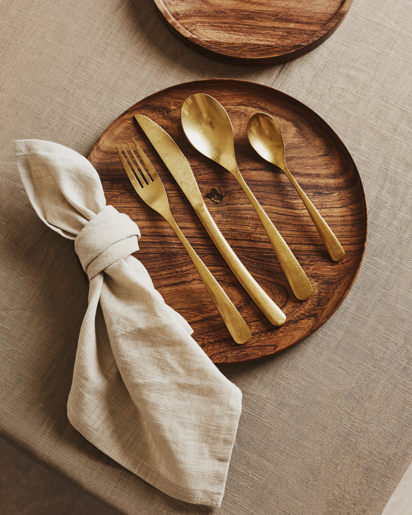 Set of 2 Washed Linen Napkins | Natural