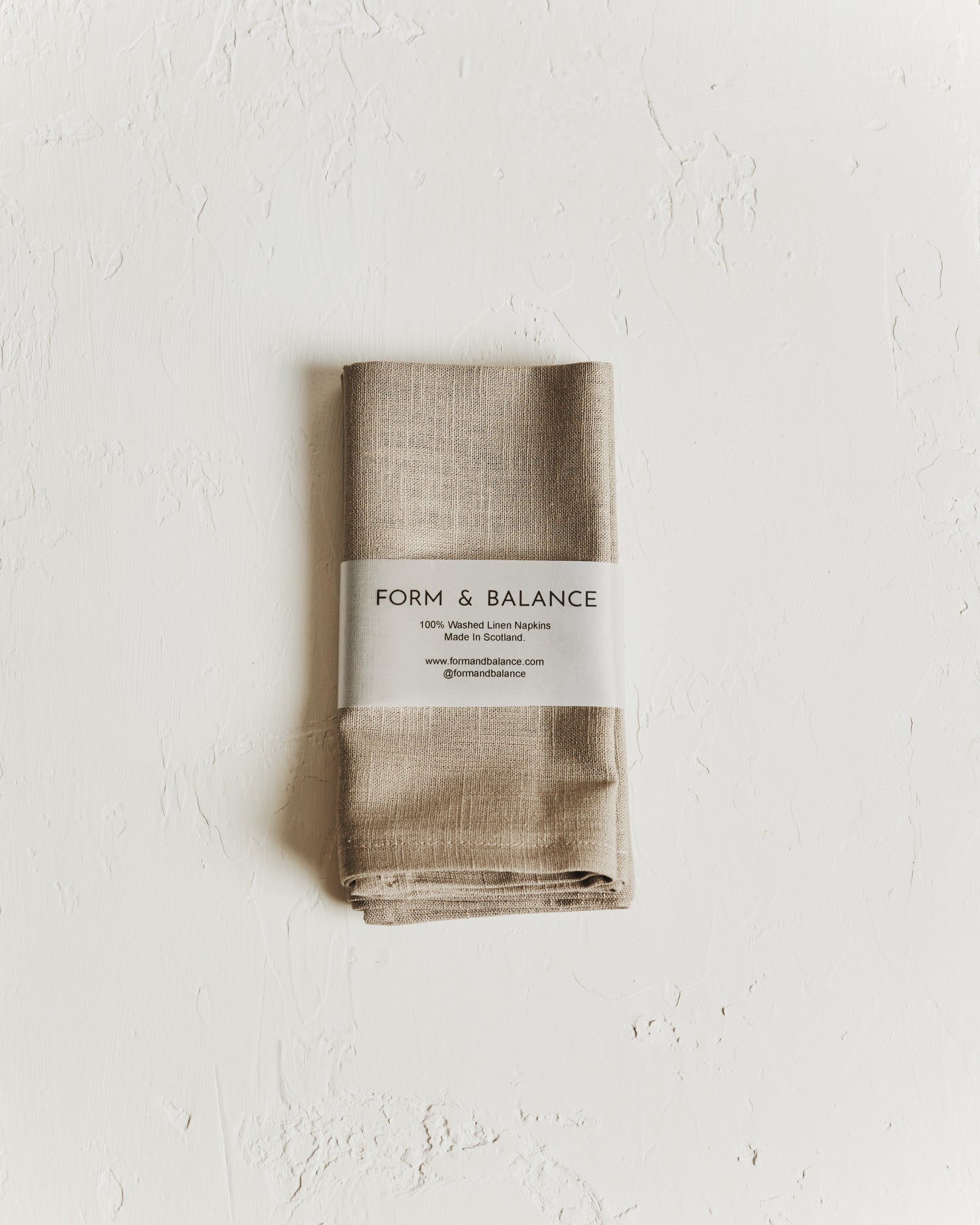 Set of 2 Washed Linen Napkins | Stone