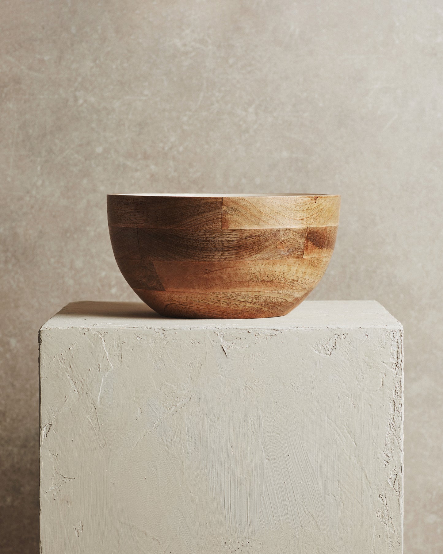 Oryn Round Mango Wood Bowl
