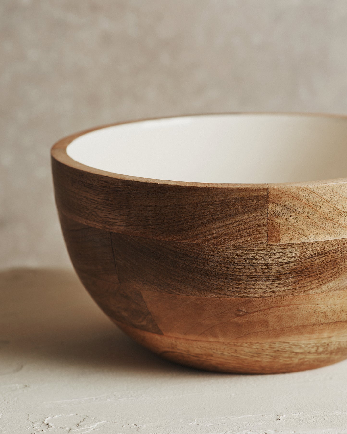 Oryn Round Mango Wood Bowl