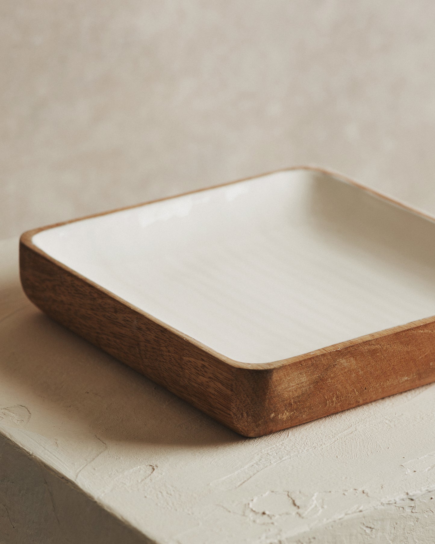 Oryn Large Square Natural Bowl