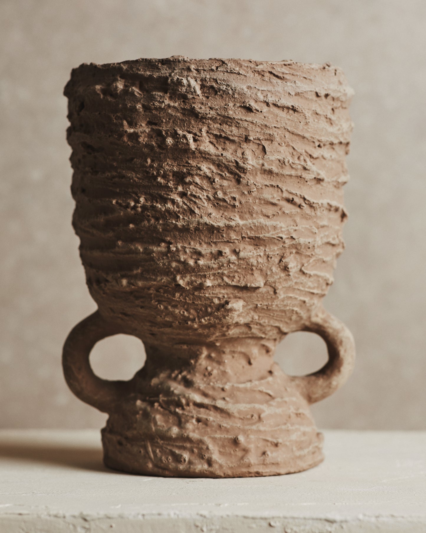 Artana Cement Vase | Large | Abigail Ahern