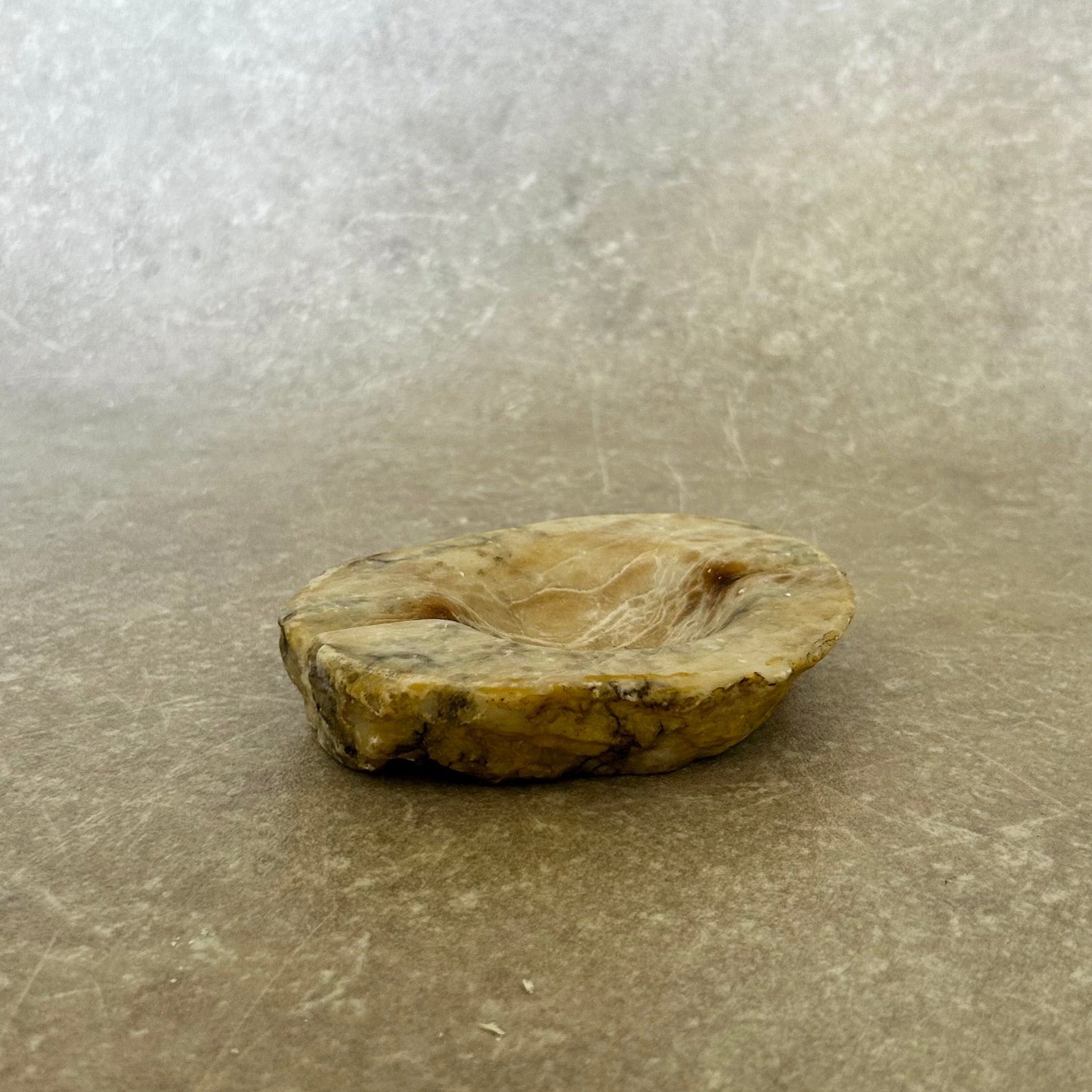 Alabaster Shaped Trinket Dish