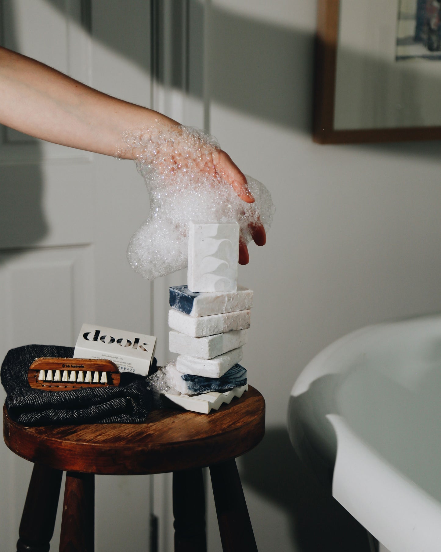 Scottish Salt Soap | Bergamot, Juniper & Rose Geranium