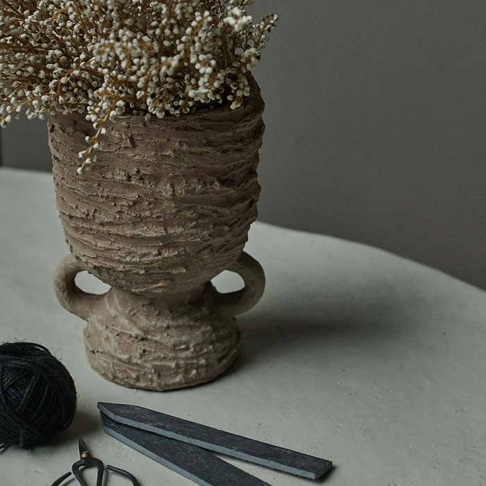 Artana Cement Vase | Large | Abigail Ahern
