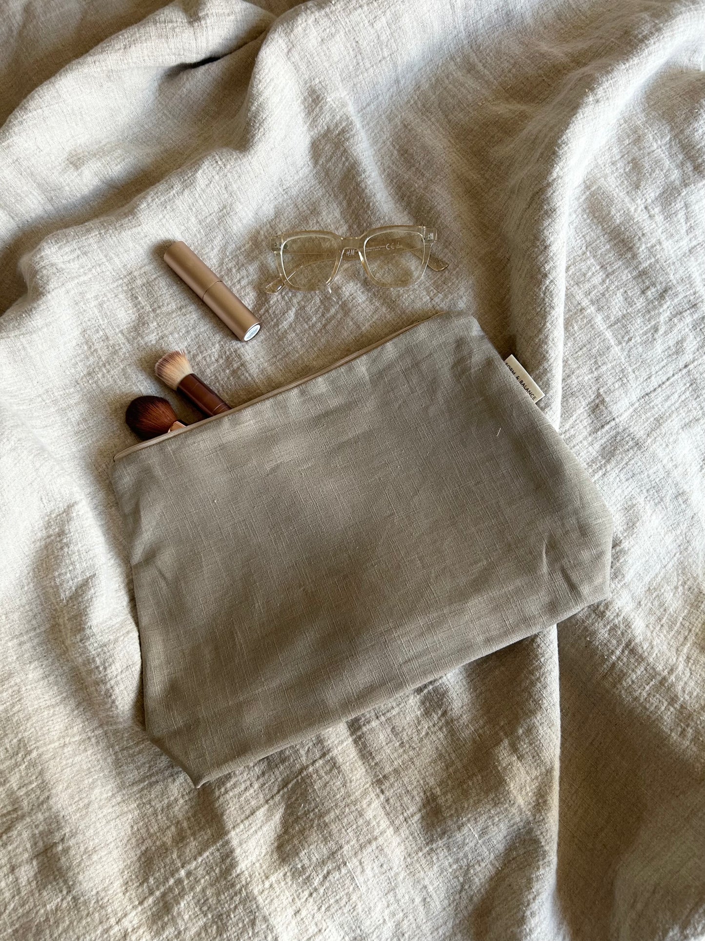 Large Pouch 001 | Stone