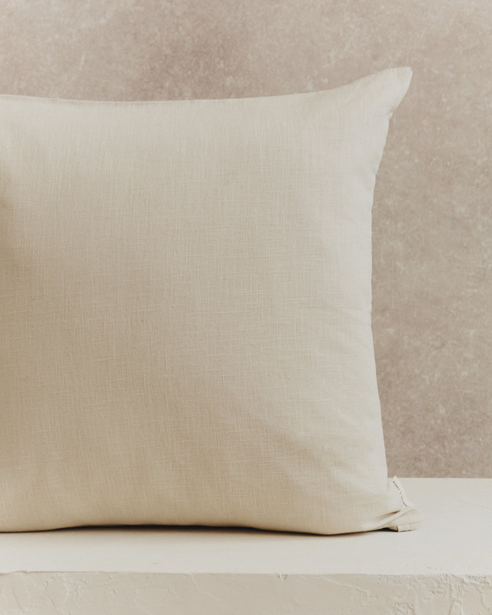 Plain Linen Cushion Cover | Ecru