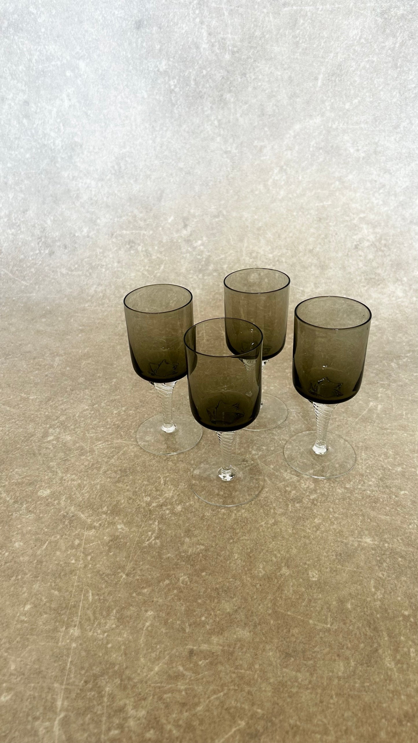 Vintage Wine Glasses | Set of 4