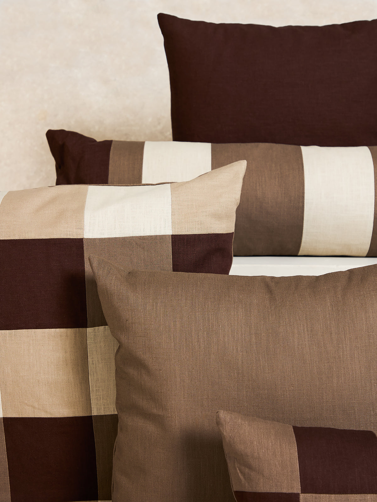 Form & Balance ramie-cotton cushion cover collection (shared product image)