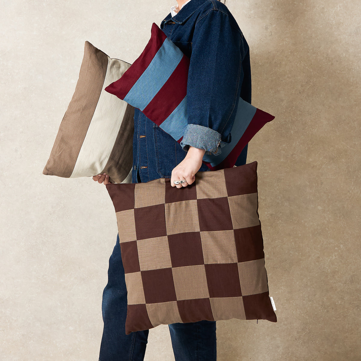 Form & Balance ramie-cotton cushion cover collection (shared product image)