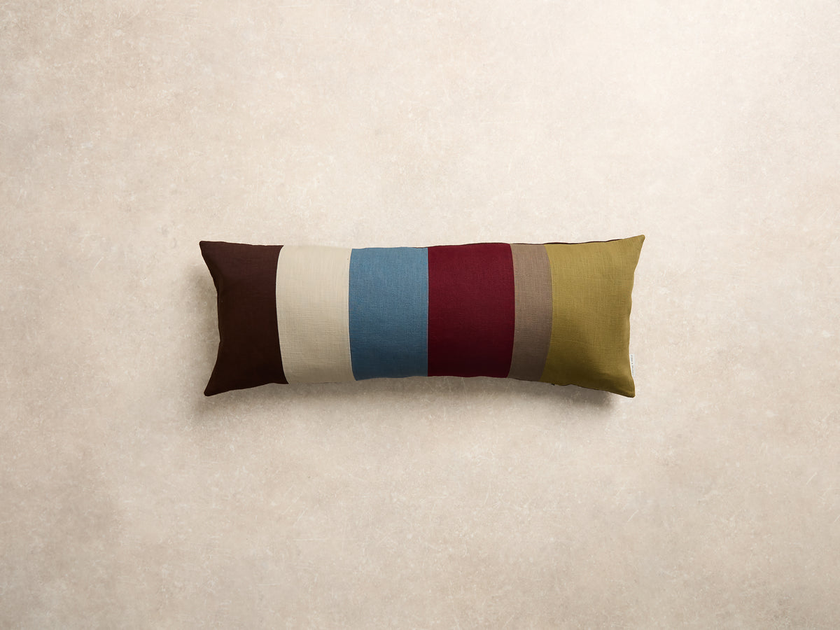 XL Lumbar Pillow Mixed Stripes, Multi (1 of 2)