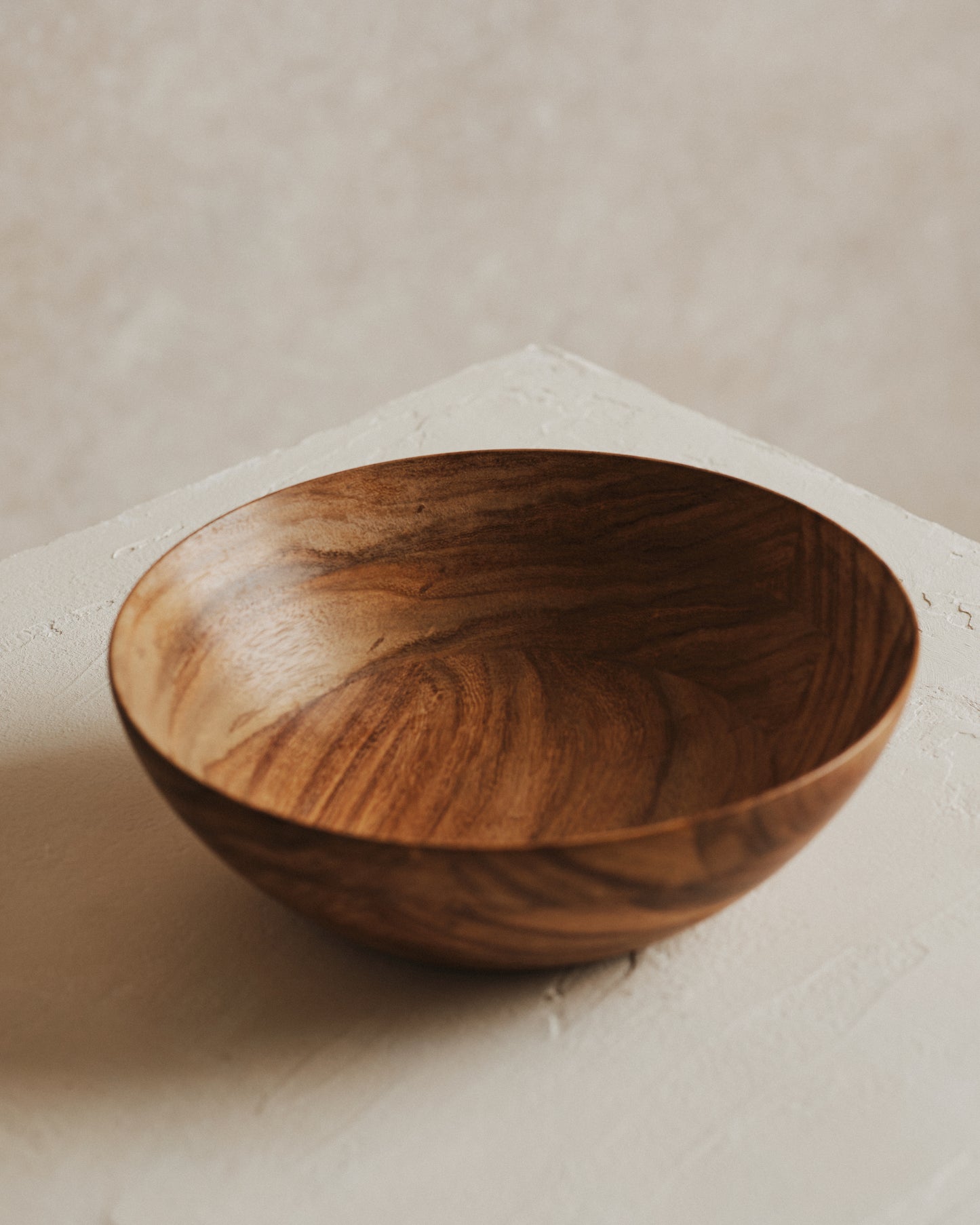 Cora Dark Wood Bowl | 19cm Dia