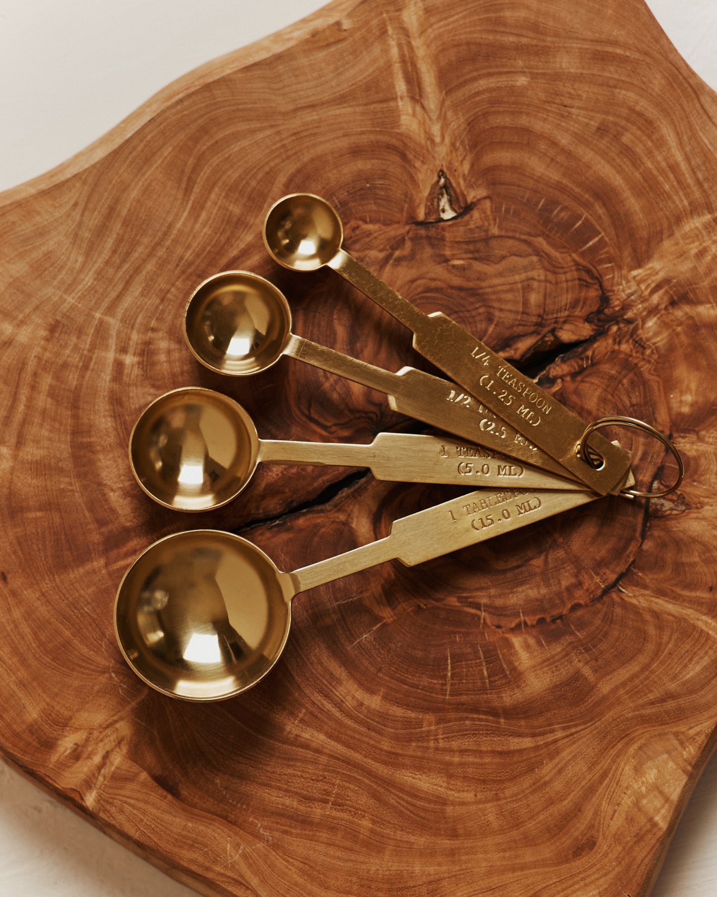 Scoop Gold Finish Measuring Spoons