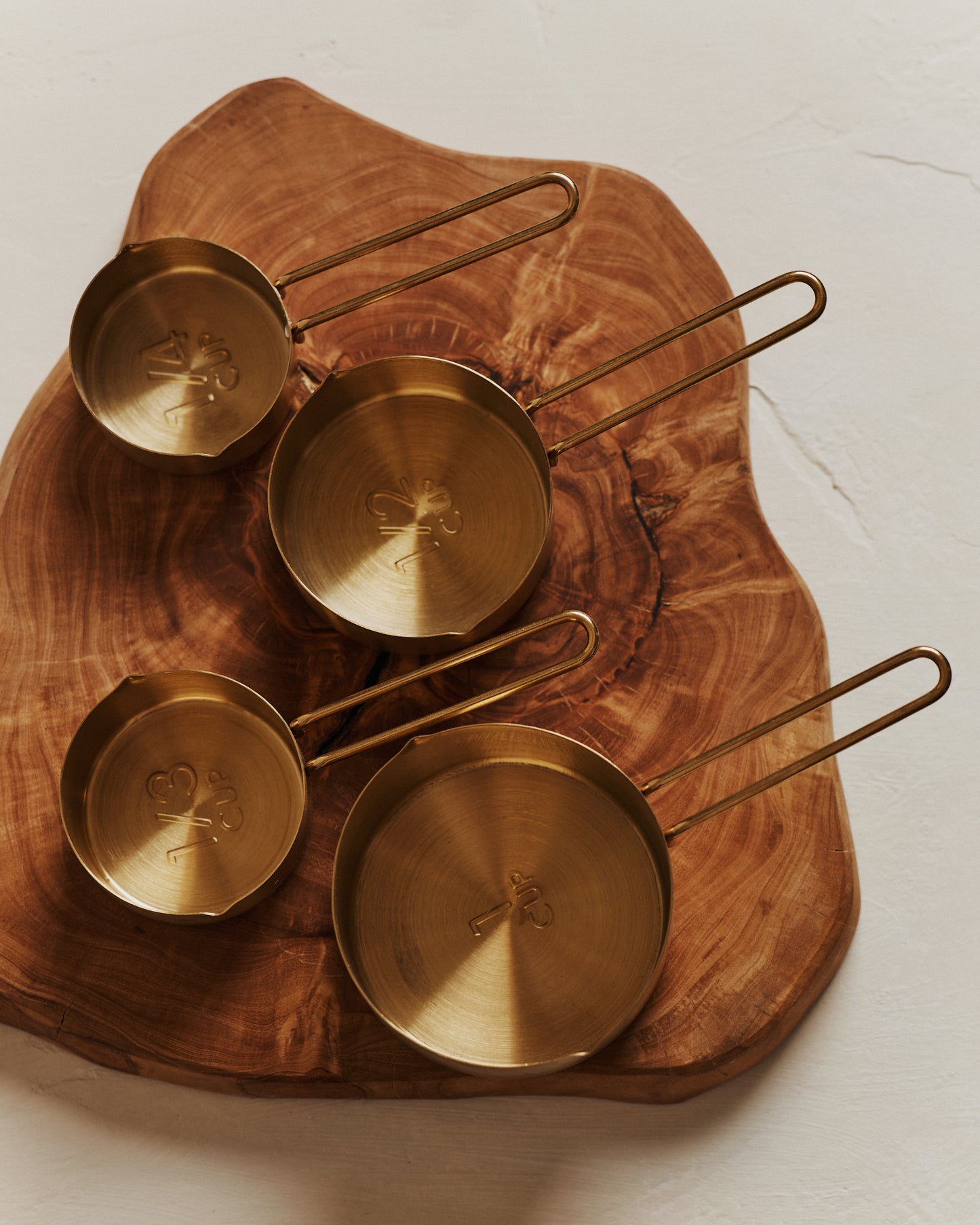 Scoop Gold Finish Measuring Cups