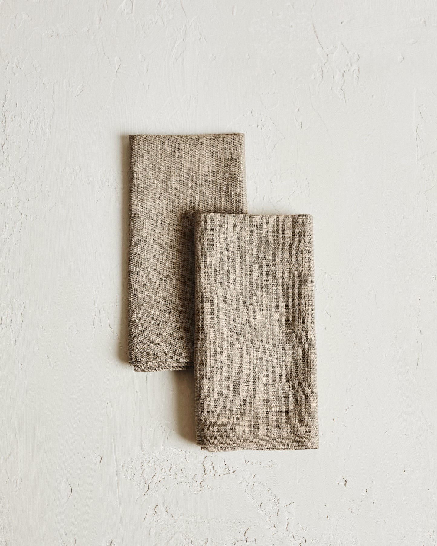 Set of 2 Washed Linen Napkins | Stone