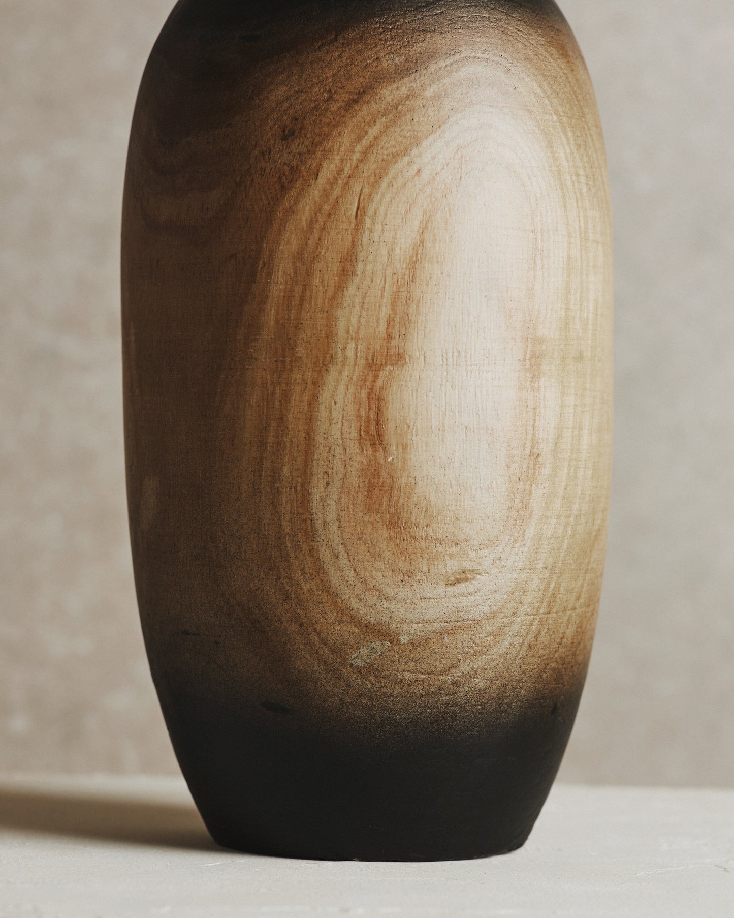 Ombre Small Wooden Vase