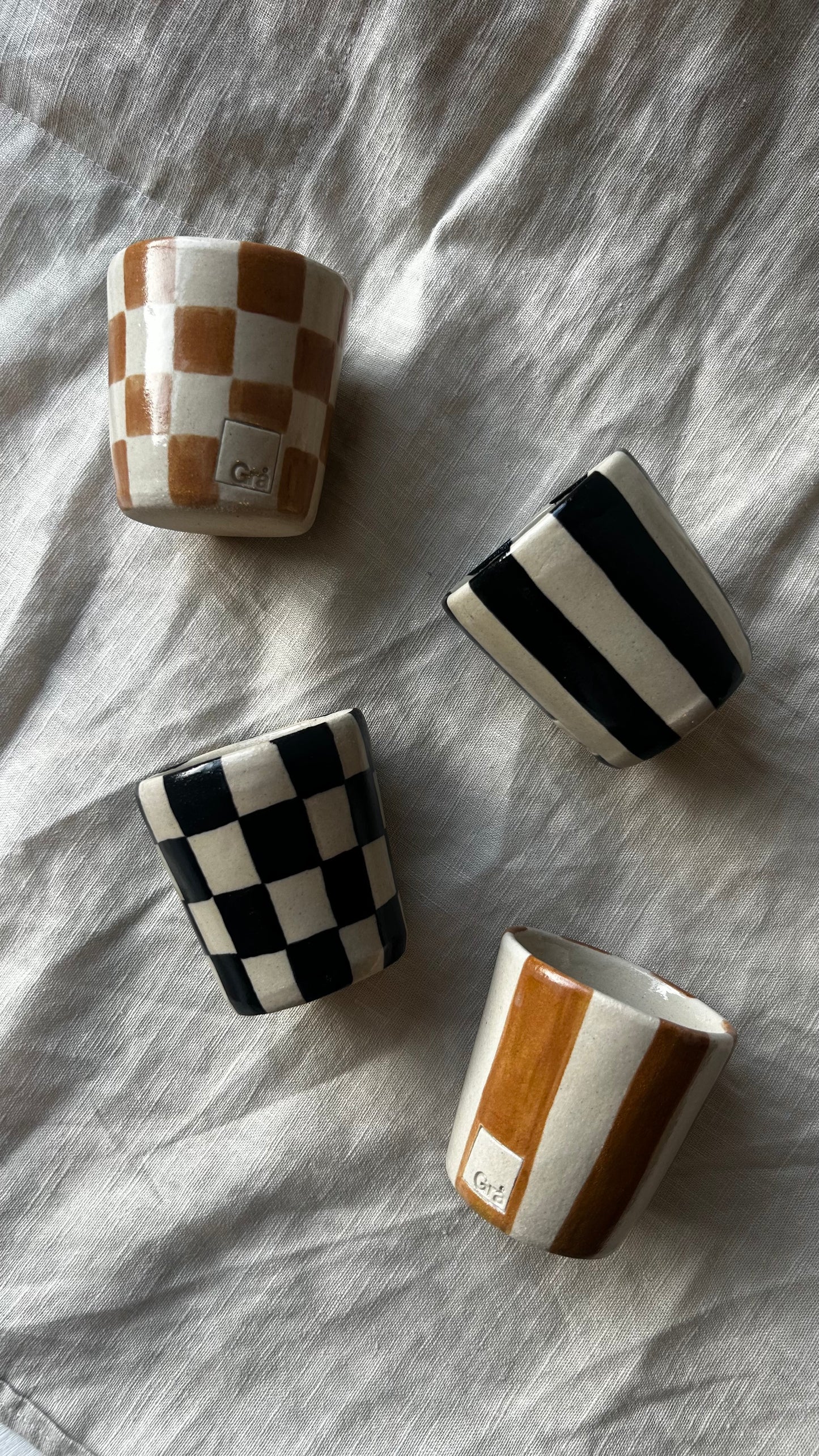 Form and Balance X Grä Design Ceramic Cup | Black Stripe
