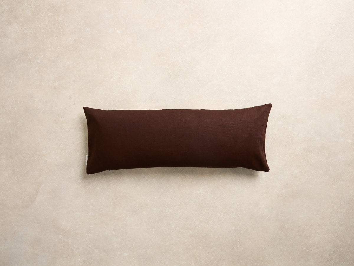 XL Lumbar Pillow Alter Stripes, Espresso, walnut, stone and natural (2 of 3)