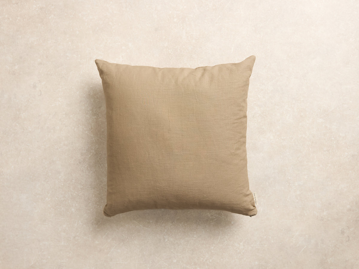 Plain Square Cushion Cover, Stone (1 of 3)