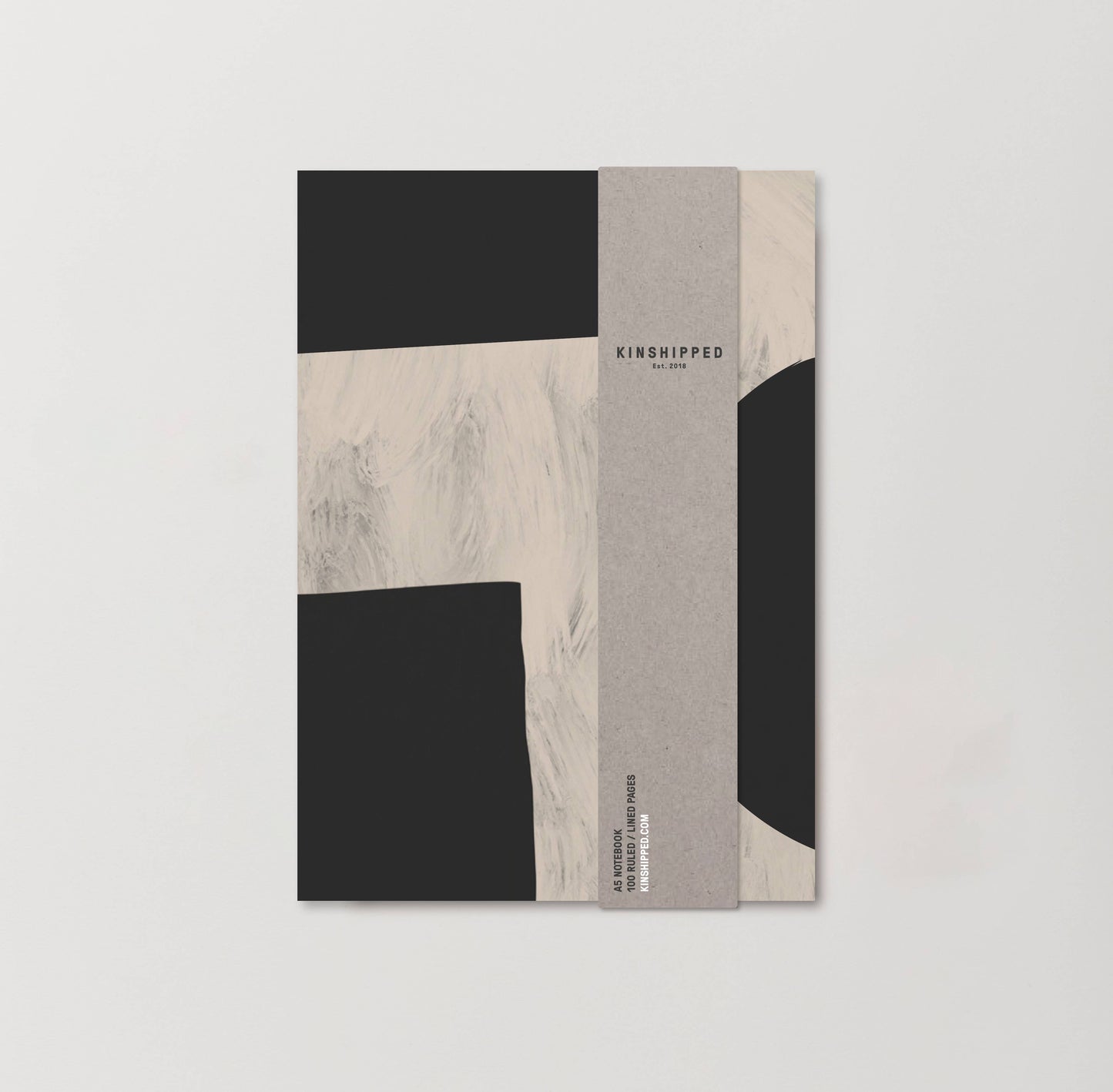 A5 Abstract Notebook | Monochrome Block